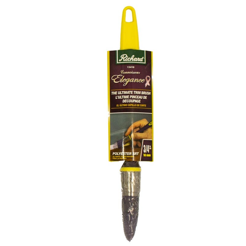 Richard 13418 Elegance Trim Brush with Soft Grip Handle, 3/4" - Image 2